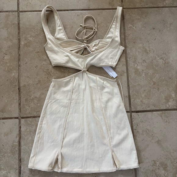 Bydee Adriana Pearl Mini Dress Women’s Size Small - Picture 4 of 11